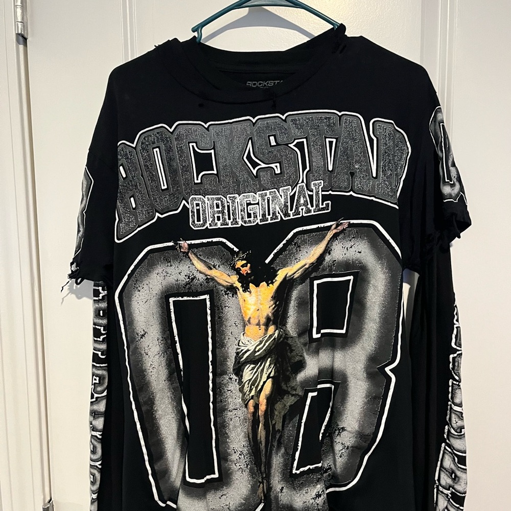 Rockstar Original Black Graphic Long Sleeve Tee